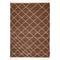 Brown Berber Kilim Wool Rug
