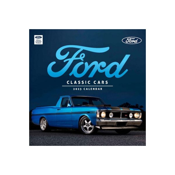 Classic Ford Cars Square Calendar 2023