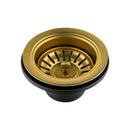 Brushed Gold Kitchen Sink Drainer Waste Plug