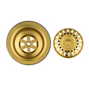 Brushed Gold Kitchen Sink Drainer Waste Plug