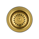 Brushed Gold Kitchen Sink Drainer Waste Plug