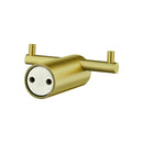 Brushed Gold Wall Double Towel Clothes Robe Hook Holder