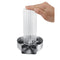 Brushed Silver Cup Rinser Bottle Washer Cleaner Kitchen Accessories