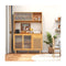 Bamboo Buffet Cabinet With Hutch For Kitchen Dining Room