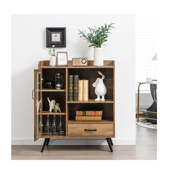 Buffet Sideboard With Removable Wine Rack For Kitchen Dining Room