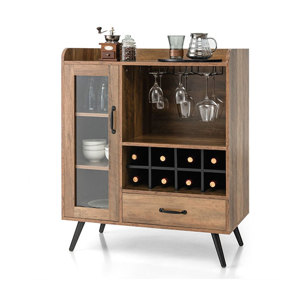 Buffet Sideboard With Removable Wine Rack For Kitchen Dining Room