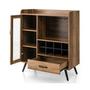 Buffet Sideboard With Removable Wine Rack For Kitchen Dining Room