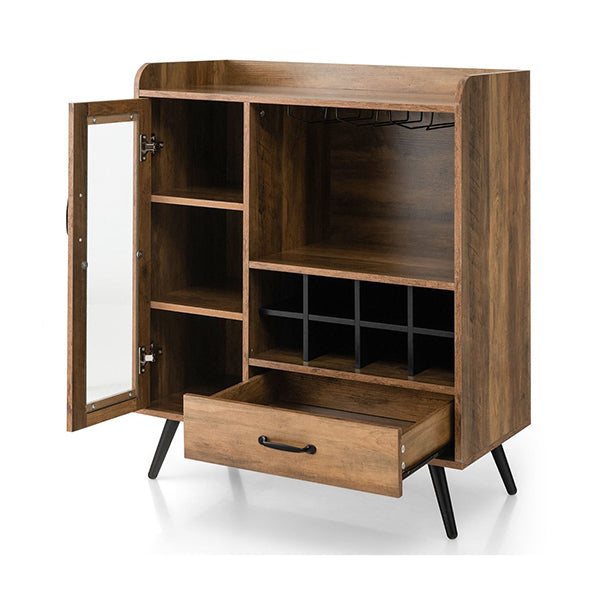Buffet Sideboard With Removable Wine Rack For Kitchen Dining Room