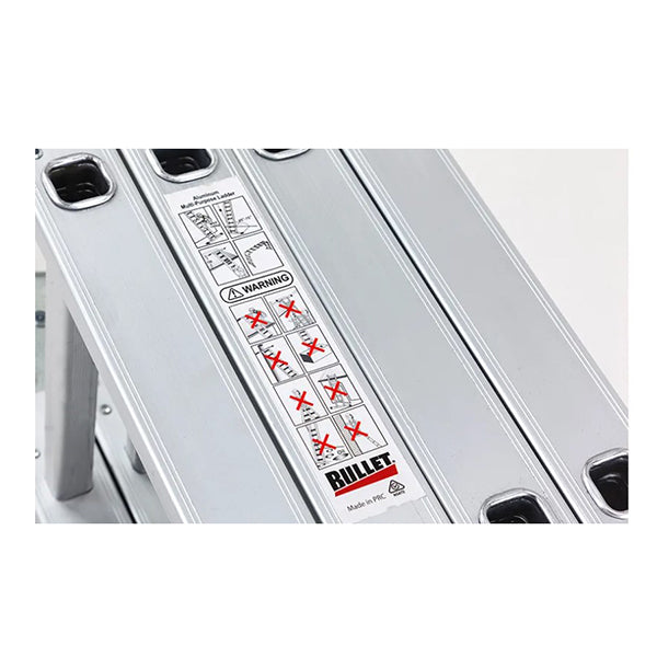 Bullet Multipurpose Ladder Aluminium Extension Folding Adjustable Step