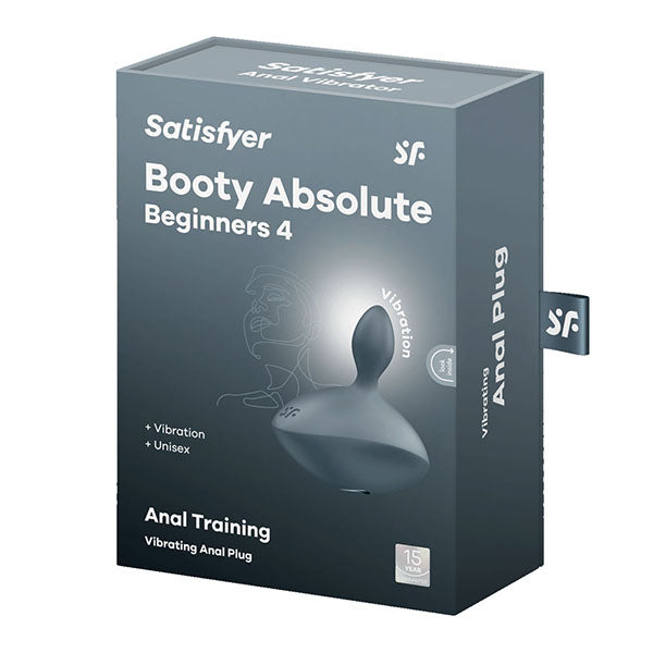 Satisfyer Booty Absolute Beginners 4 Grey Vibrating Butt Plug