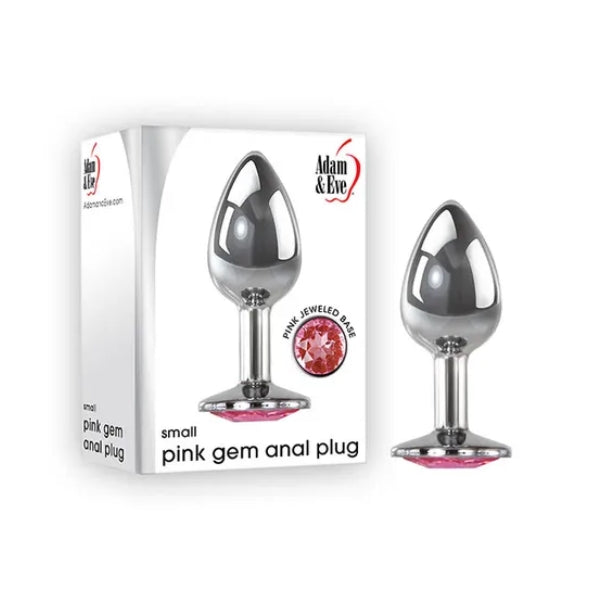 Adam And Eve Pink Gem Anal Plug