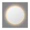 Antifog 800Mm Led Light 15Mm Frame Bathroom Mirror Wall Mounted Round