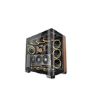 Antec C8 Curve Wood Eatx Atx Seamless View Front Side Black Case