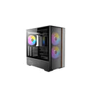 Antec Flux Rear Micro Atx Itx Tg Side 7 Slots Mid Tower Case