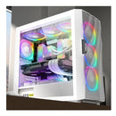 Antec Fusion 5X 120Mm Argb Pwm White Fans Argb Controller Woven Cable