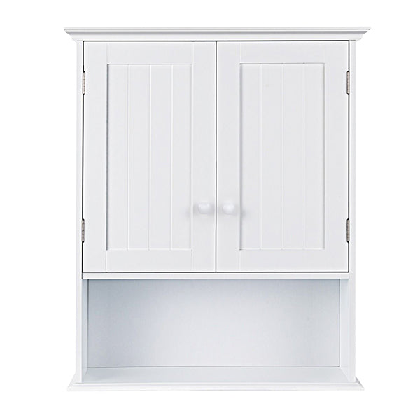 Multi Purpose Wall Cabinet Storage With 2 Door For Bathroom