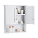 Multi Purpose Wall Cabinet Storage With 2 Door For Bathroom