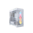 Corsair Frame 4500X Rsr Argb Panoramic Glass Midtower Pc Case White