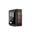 Corsair Icue Link 5000T Lx Rgb Mid Tower Pc Case Black Atx 450Mm Gpu