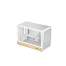 Deepcool Ch260 Wood White High Airflow Compact Microatx Woodgrain Case