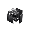 Deepcool Macube 110 Black Minimalistic Micro Atx Case Glass Panel