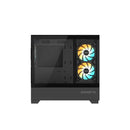 Gigabyte C201 Panoramic Mid Tower Mini Itx M Atx Black Cpu Case