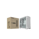 Gigabyte C102 Glass Ice Mid Tower Case 450X210X450Mm White 5 Expansion
