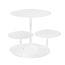 Cake Stand 5 Tiers Acrylic Holder Display Round Clear Wedding Party