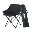 Folding Camping Moon Chair Portable Seat Weight Capacity 120KG Black