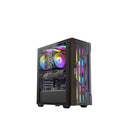 Okinos Cypress P5 Argb Oakwood Trim Atx Midtower Case Tempered Glass