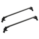 Universal Car Roof Racks Pod Aluminium Cross Bars Brackets 145Cm Black