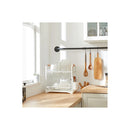 2 Tier Large Dish Drying Rack With Drainboard White
