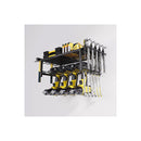 Power Tool Rack Organiser Wall Mount With Drill Holder Wrench Hooks