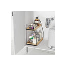 2 Tier Wooden Coffee Station Rack Organiser