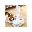 2 Meal Automatic Pet Feeder With Timer Dual Bowl 700Ml