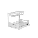 2 Tier Under Sink Organiser With Sliding Drawers