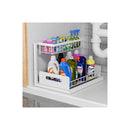2 Tier Under Sink Organiser With Sliding Drawers