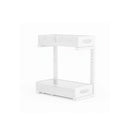 2 Tier Under Sink Organiser Pull Out Sliding Cabinet Storage Shelf