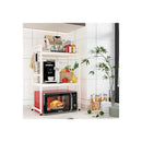 3 Tier Microwave Oven Rack Adjustable Metal Kitchen Shelf Stand
