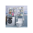 3 Tier Over The Toilet Storage Rack With Hooks And Paper Holder