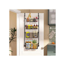 4 Tier Over The Door Organiser Heavy Duty Metal Pantry Rack