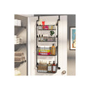 4 Tier Over The Door Organiser Heavy Duty Metal Pantry Rack