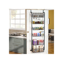 6 Tier Over The Door Organiser Heavy Duty Metal Pantry Rack