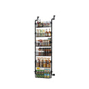 6 Tier Over The Door Organiser Heavy Duty Metal Pantry Rack