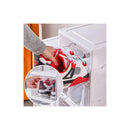 Stackable Shoe Storage Box Organiser With Clear Door