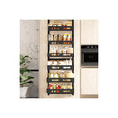6 Tier Over The Door Organiser With Adjustable Metal Pantry Storage