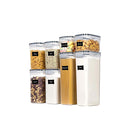 8Pcs Airtight Food Storage Containers Set With Lids And Labels