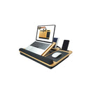 Bamboo Laptop Lap Desk With Cushion And Angle Adjustable