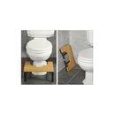 Bamboo Toilet Stool Foldable And Adjustable Height