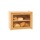 Double Layer Bamboo Bread Box For Kitchen Counter